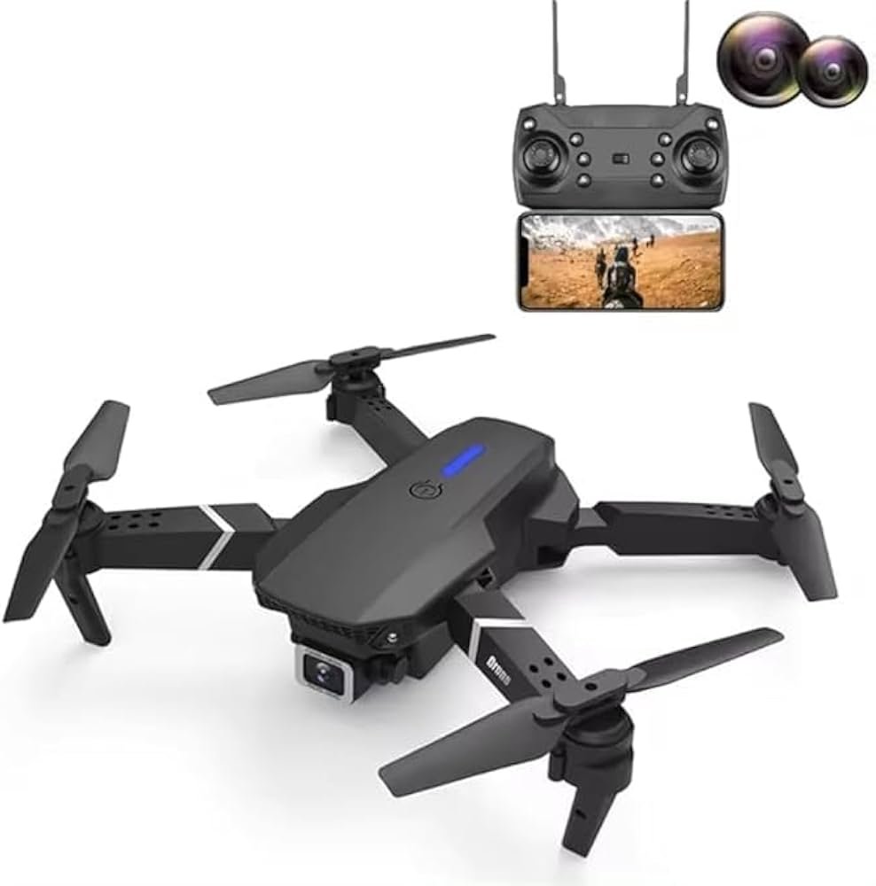 E88 Pro Foldable RC Drone with HD Camera,